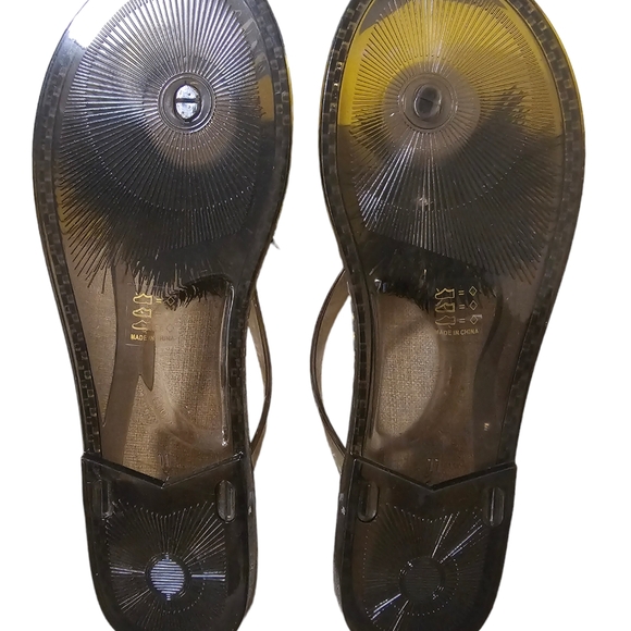 Luffymomo Women's Rhinestone Flip Flops Beach Flat Thong Sandals Size 11 - Picture 5 of 5